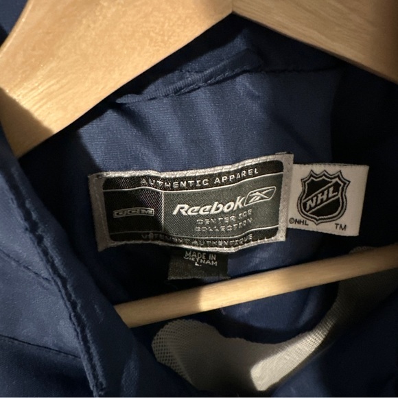 Vintage Reebok Toronto Maple Leafs Hockey Windbreaker Jacket Men’s Size L. - Picture 6 of 7